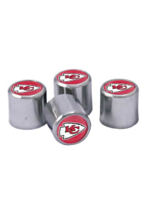 Kansas City Chiefs 4 Pack Auto Accessory Valve Stem Cap