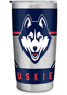 UConn Huskies 20oz Stainless Steel Tumbler - Silver