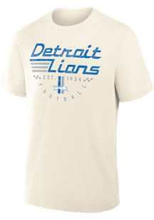 Detroit Lions White Local Short Sleeve T Shirt