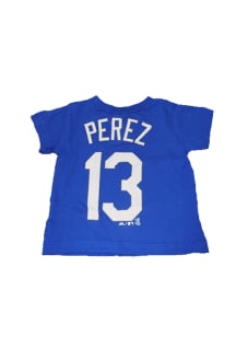 Salvador Perez Kansas City Royals Toddler Blue Toddler Sal Perez Short Sleeve Player T Shirt