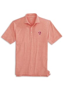 Johnnie O Indiana Hoosiers Mens Crimson Lyndonn Vault Short Sleeve Fashion Polo