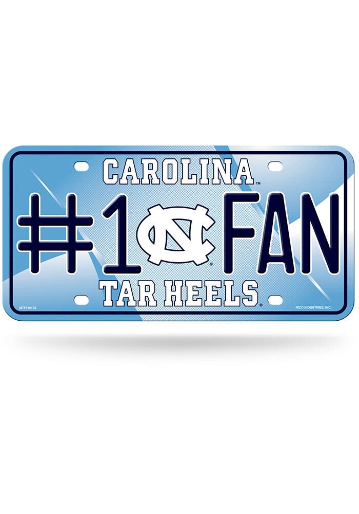 Basketball North Carolina Tar Heels NCAA License Plates North