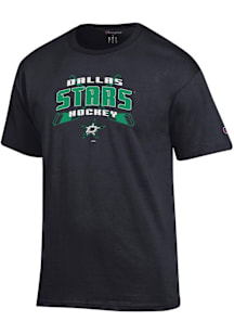 Champion Dallas Stars Black Hockey Sticks Team Name Jersey Short Sleeve T Shirt