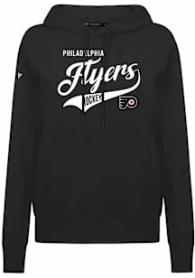 Levelwear Philadelphia Flyers Womens Black Adorn Glide Hooded Sweatshirt