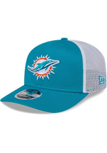 New Era Miami Dolphins 9SEVENTY Cotton Trucker Adjustable Hat - Teal