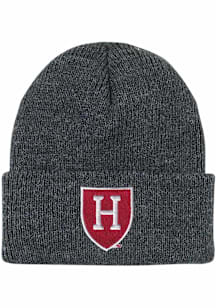 LogoFit Harvard Crimson North Pole Baby Knit Hat - Dark Grey