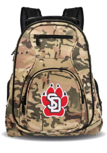 South Dakota Coyotes Navy Blue Premium Laptop Backpack