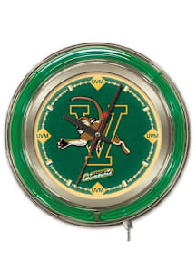 Vermont Catamounts Double Neon Wall Clock