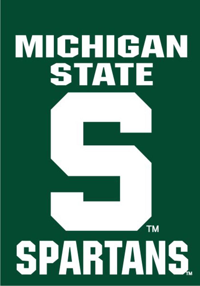 Michigan State Spartans Sparty Head Windsock College Flags and Banners Co 