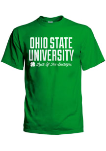 Ohio State Buckeyes Green Luck of the Buckeyes Short Sleeve T Shirt