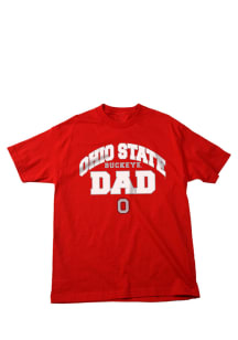 Ohio State Buckeyes Red Dad Short Sleeve T Shirt