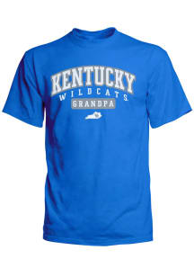 Kentucky Wildcats Blue Grandpa Short Sleeve T Shirt