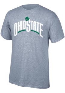 Ohio State Buckeyes Grey Wordmark Short Sleeve T Shirt