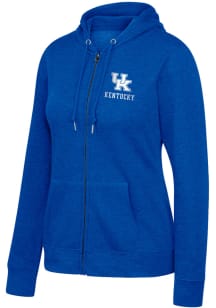 Kentucky Wildcats Womens Blue Essential Fleece Long Sleeve Full Zip Jacket