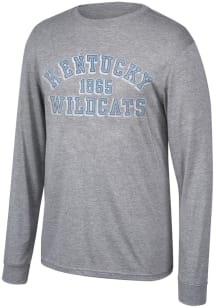 Kentucky Wildcats Grey Heritage Triblend Long Sleeve Fashion T Shirt