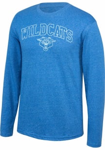 Kentucky Wildcats Blue Mock Twist Long Sleeve Fashion T Shirt