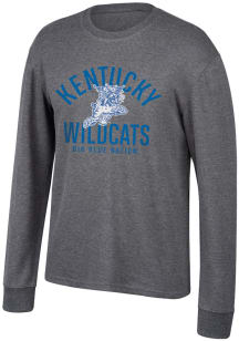Kentucky Wildcats Charcoal Waffle Long Sleeve Fashion T Shirt