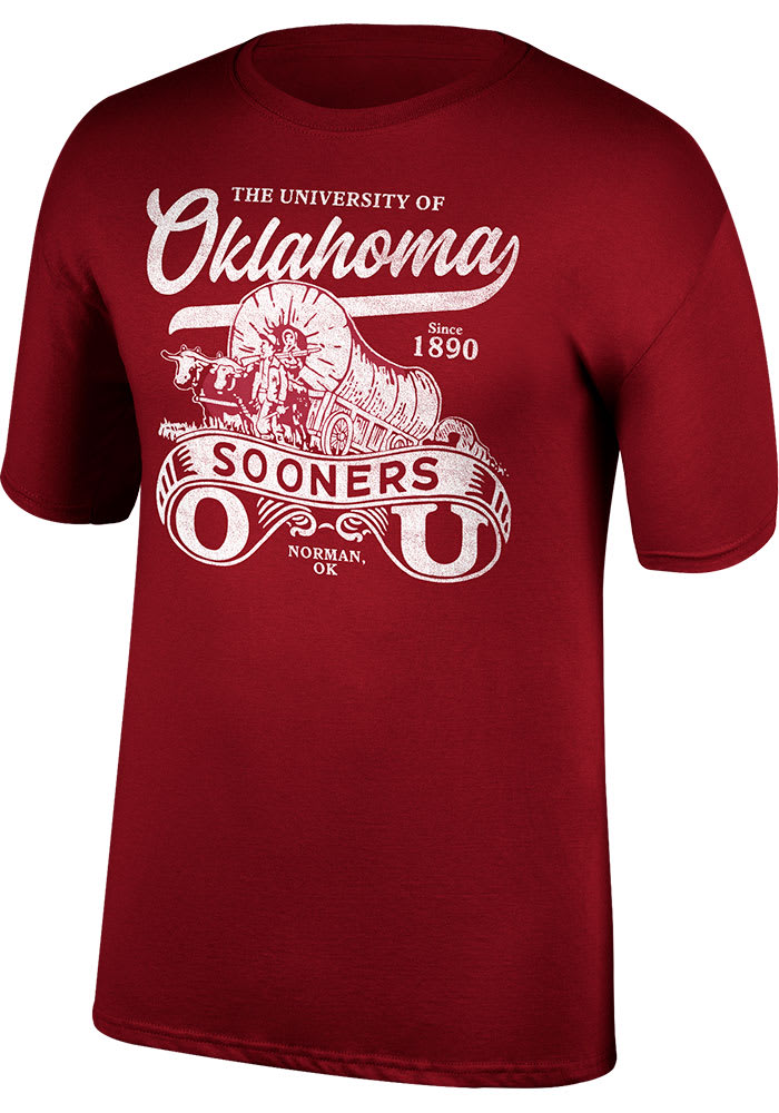 Oklahoma Sooners Crimson Game of the Century Short Sleeve T Shirt
