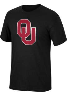 Oklahoma Sooners Black Wagon Logo Short Sleeve Fashion T Shirt