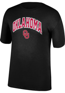 Oklahoma Sooners Charcoal Arch Mascot Short Sleeve T Shirt