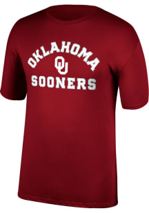 Oklahoma Sooners Crimson Number One Short Sleeve T Shirt