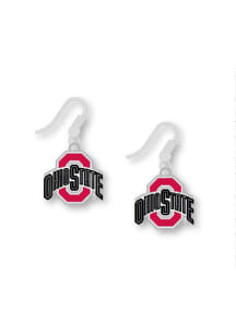 Ohio State Buckeyes Logo Dangle Womens Earrings