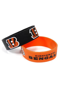 Cincinnati Bengals 2pk Bulky Bands Kids Bracelet