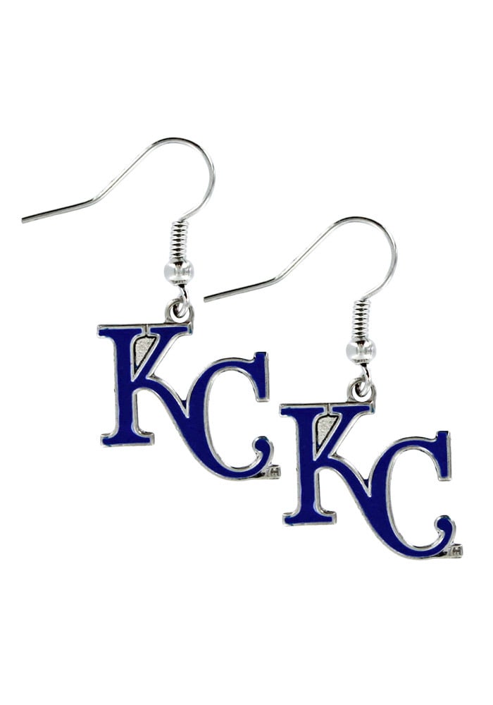 Kansas City Royals Logo Dangle Womens Earrings