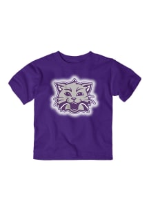 K-State Wildcats Toddler Purple Glowgo Short Sleeve T-Shirt