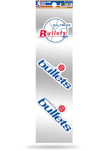 Washington Wizards 3pk Retro Auto Decal - Navy Blue