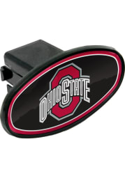 Ohio State Buckeyes Plastic Oval Car Accessory Hitch Cover