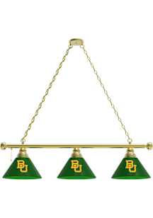 Baylor Bears 3 Shade Gold Billiard Lamp