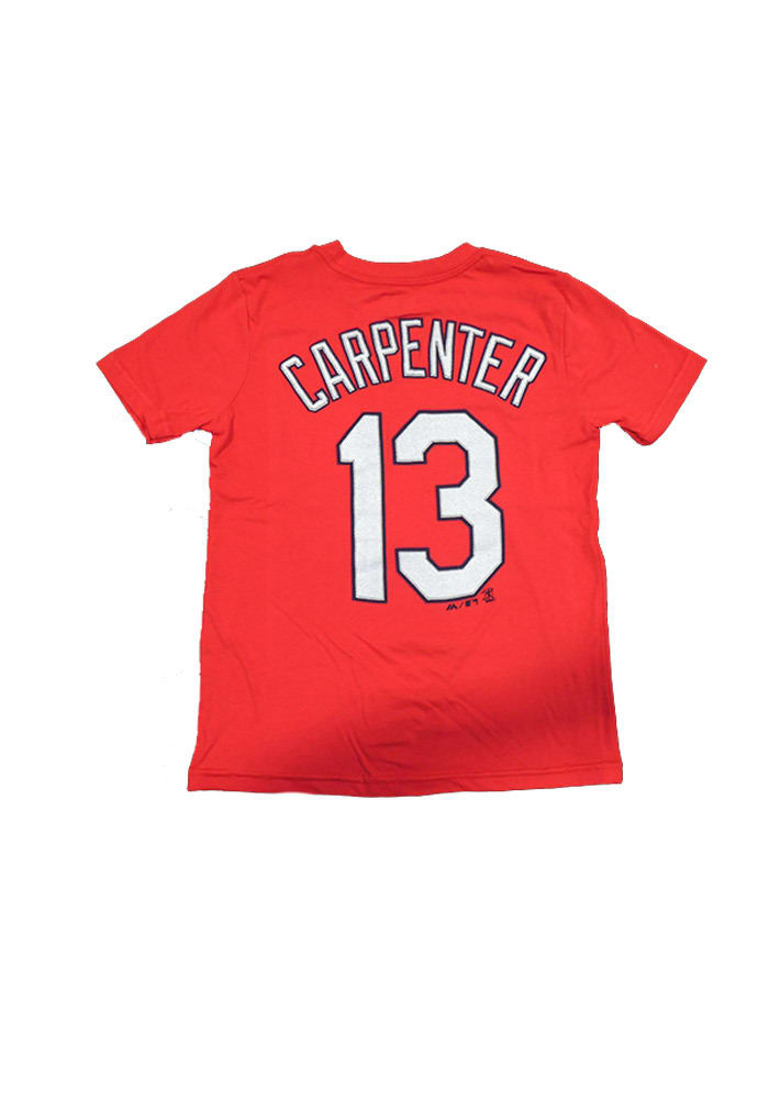 Harrison Bader Cardinals Name Number Short Sleeve Player T Shirt