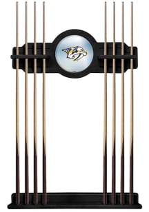 Nashville Predators Solid Wood Cue Rack Pool Table