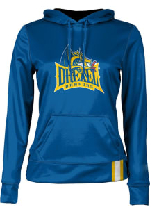 Womens Drexel Dragons Navy Blue ProSphere Solid Hooded Sweatshirt