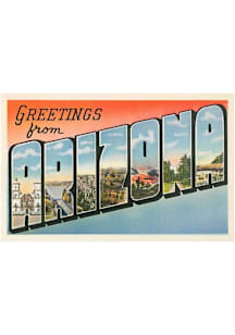 Arizona Greetings from Arizona Vintage Postcard