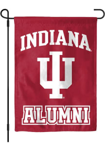 Red Indiana Hoosiers Alumni Garden Flag