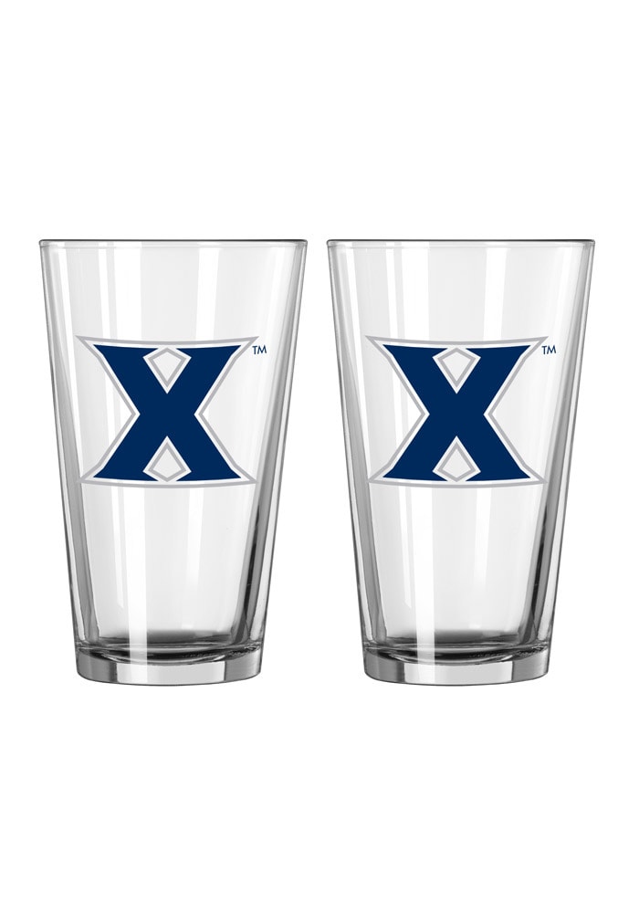 Xavier Musketeers Primary X Logo Pint Glass