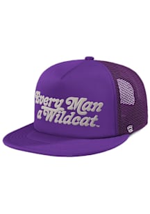 K-State Wildcats Homefield Battle Cry Trucker Mens Snapback - Purple