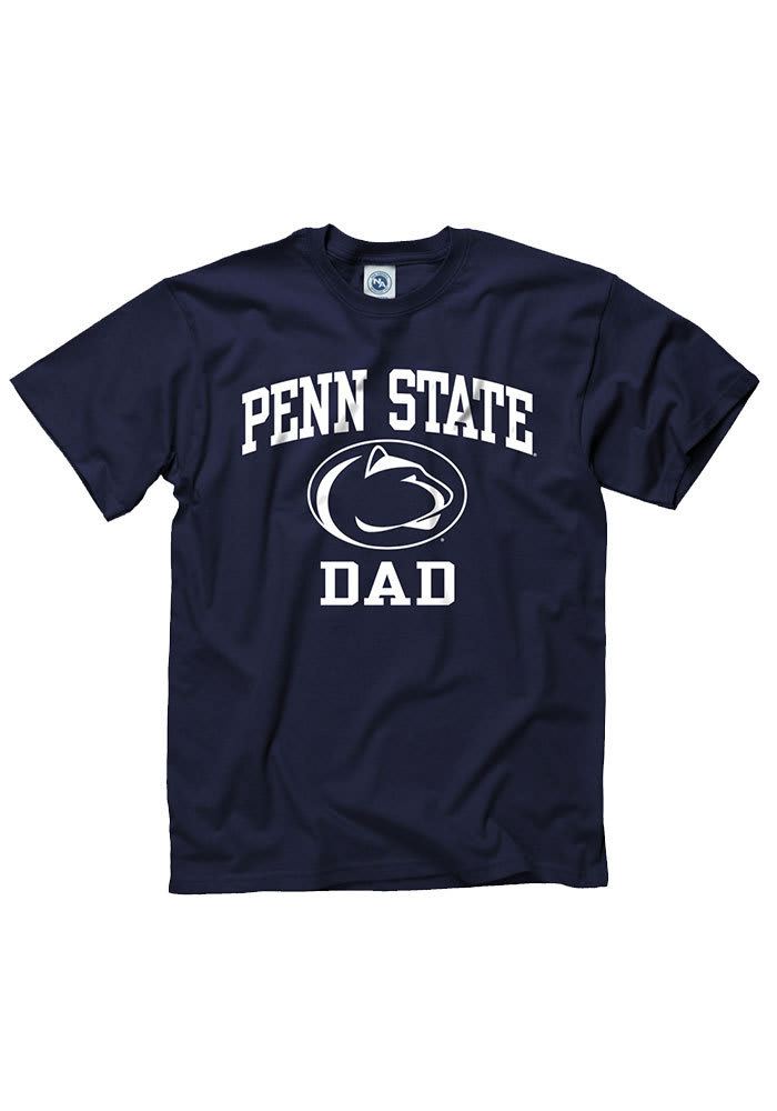Penn State Nittany Lions Navy Blue Dad Short Sleeve T Shirt