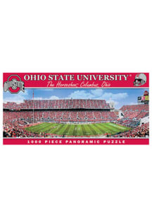 Red Ohio State Buckeyes Stadium Puzzle