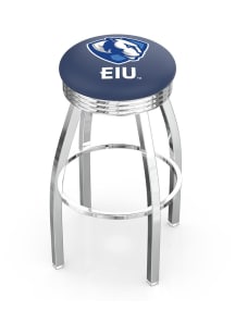 Eastern Illinois Panthers 3 Ring Chrome Seat Pub Stool -