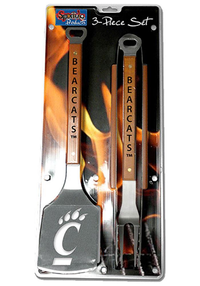 Cincinnati Bearcats 3 piece set BBQ Tool Set