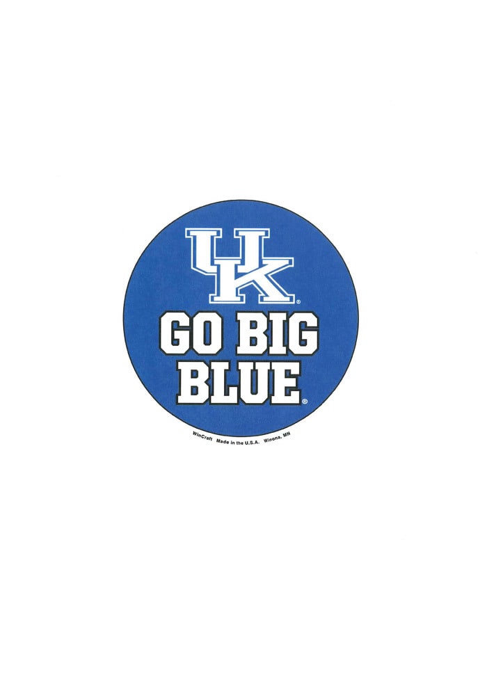 Kentucky Wildcats 3in Go Big Blue Button