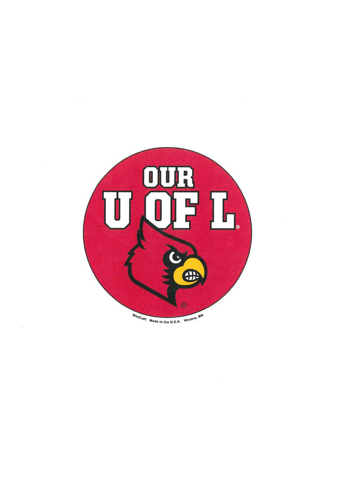 Louisville Cardinals 3in Our U of L Button
