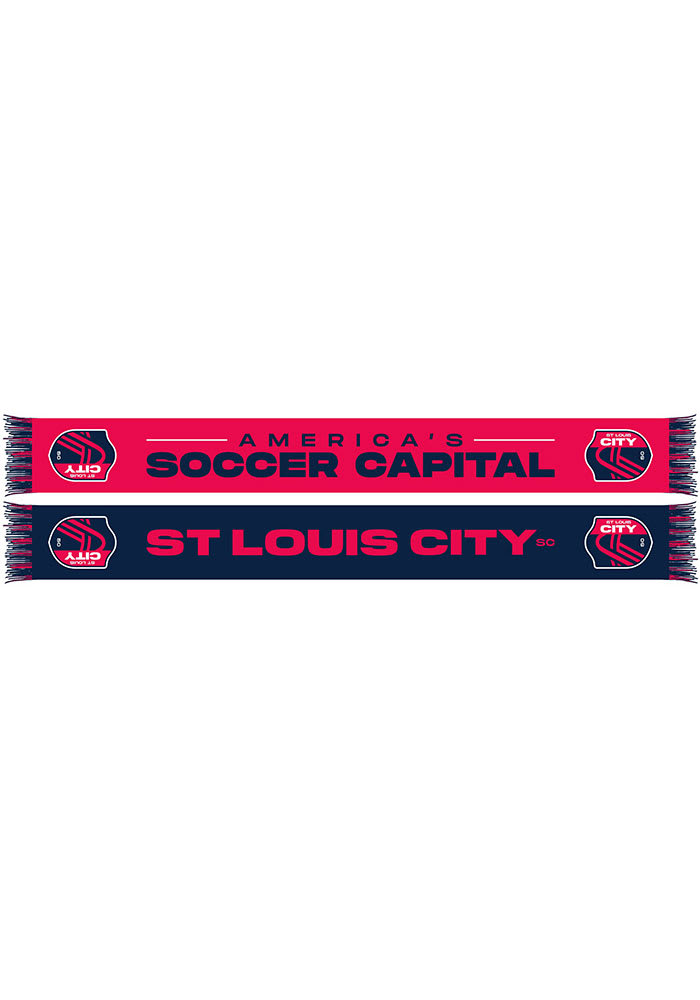 St Louis City SC Soccer Capital Red Scarf