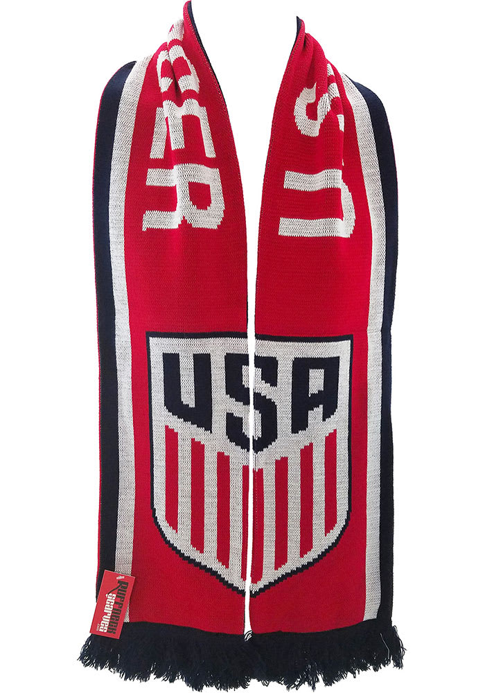 Team USA USA Soccer Split Crest Mens Scarf