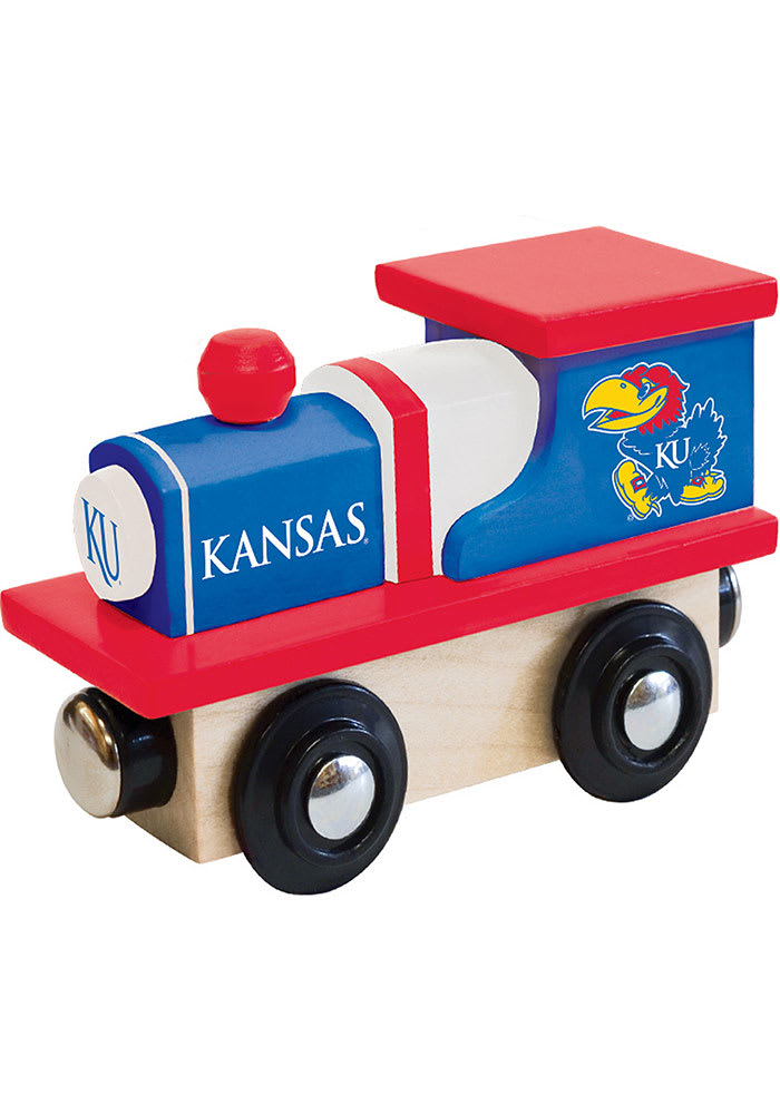 Kansas Jayhawks Wooden Train