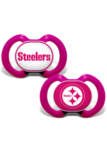 Pittsburgh Steelers 2pk Pink Baby Pacifier