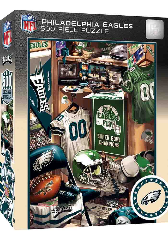 Philadelphia Eagles BLACK Locker Room Puzzle - 1710208